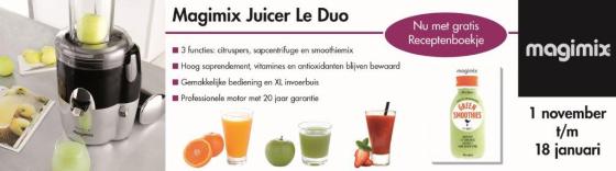 Magimix banner consumentenactie NOV Duo